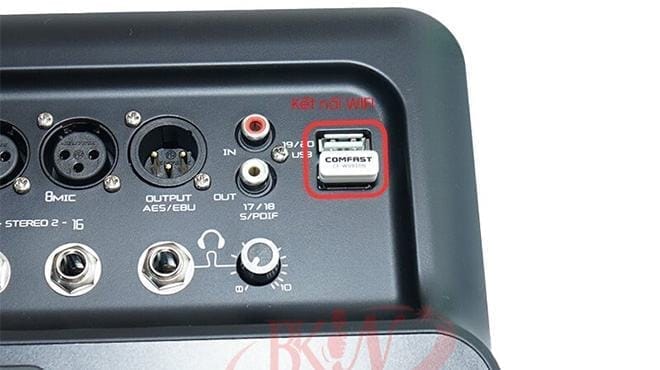 ket noi wifi mixer soundking dm20
