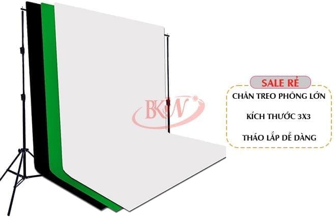 Chân treo phông nền lớn 3 x 3m