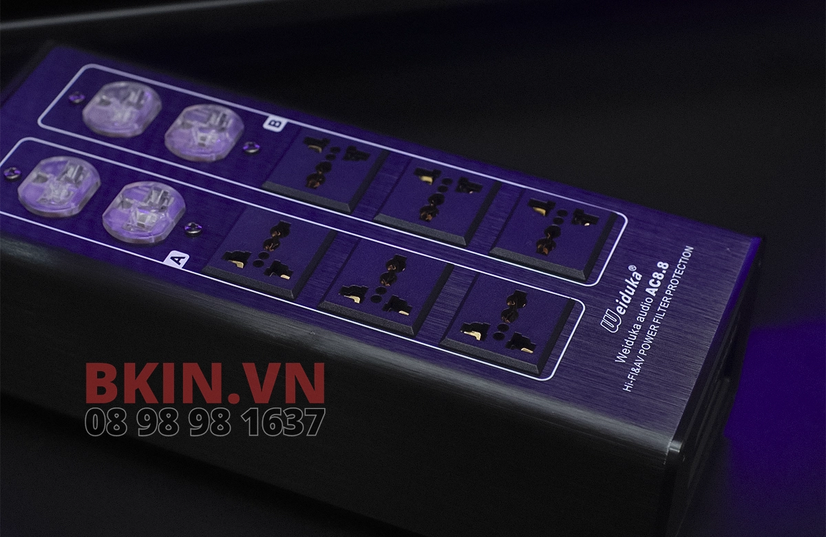 Audio Weiduka AC 8.8 Pro Lọc Nguồn Điện Audio 2 loc nguon dien Audio Weiduka AC 8.8 pro