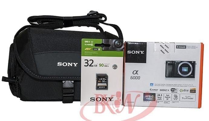 may chup anh a6000 qua tang min