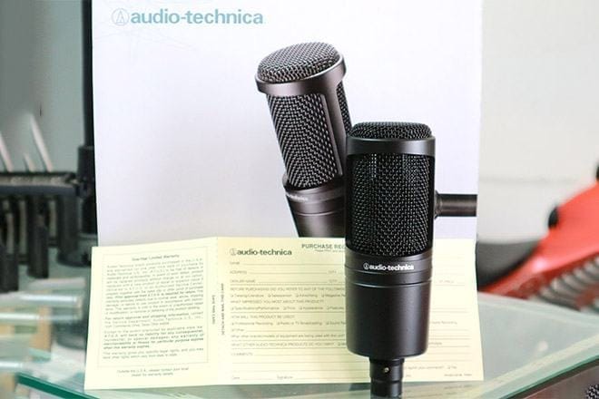 Micro thu âm AT2020 - Audio Technica condenser 2 micro at 2020