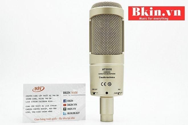 Micro thu âm Audio Technica AT2035 mới