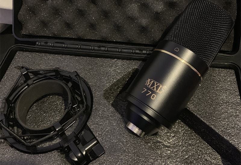 Micro thu âm MXL 770 chuyên nghiệp 2 micro mxl 770 hop
