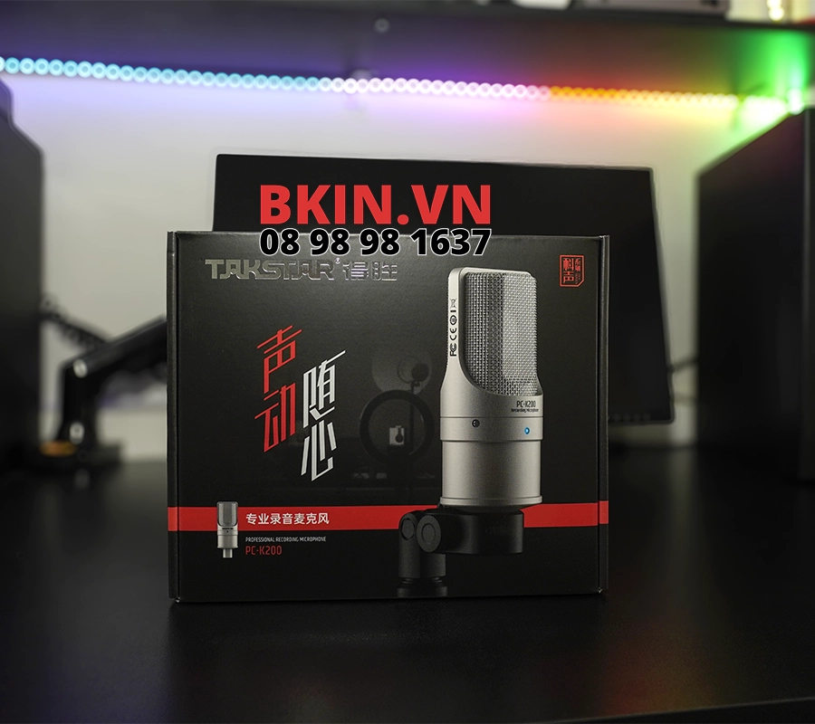 Micro thu âm Takstar PC K200 (2nd Gen) Mẫu Mới 2024 1 micro pc k200 mau moi