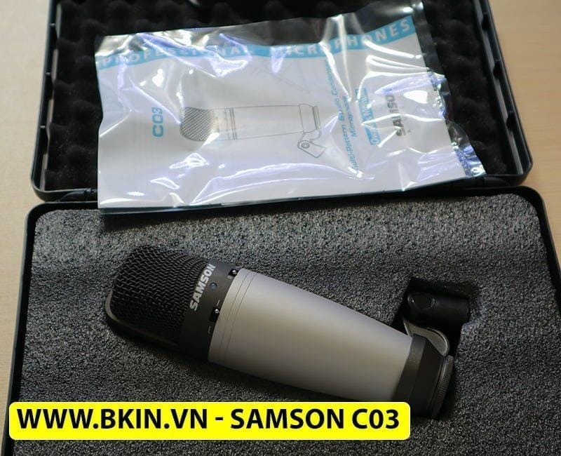 Micro thu âm samson C03 3 micro samson c03 bo san pham