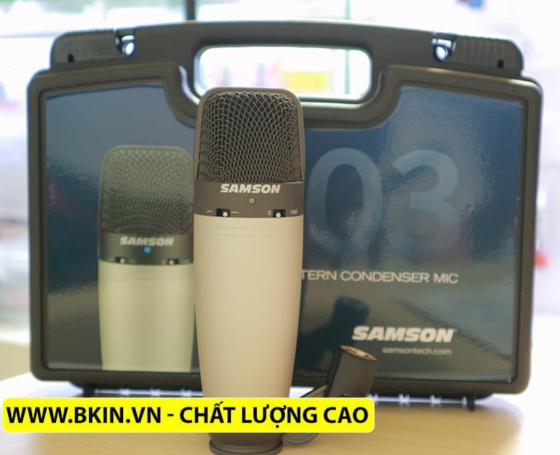 Micro thu âm samson C03 1 micro samson c03 chat luong cao