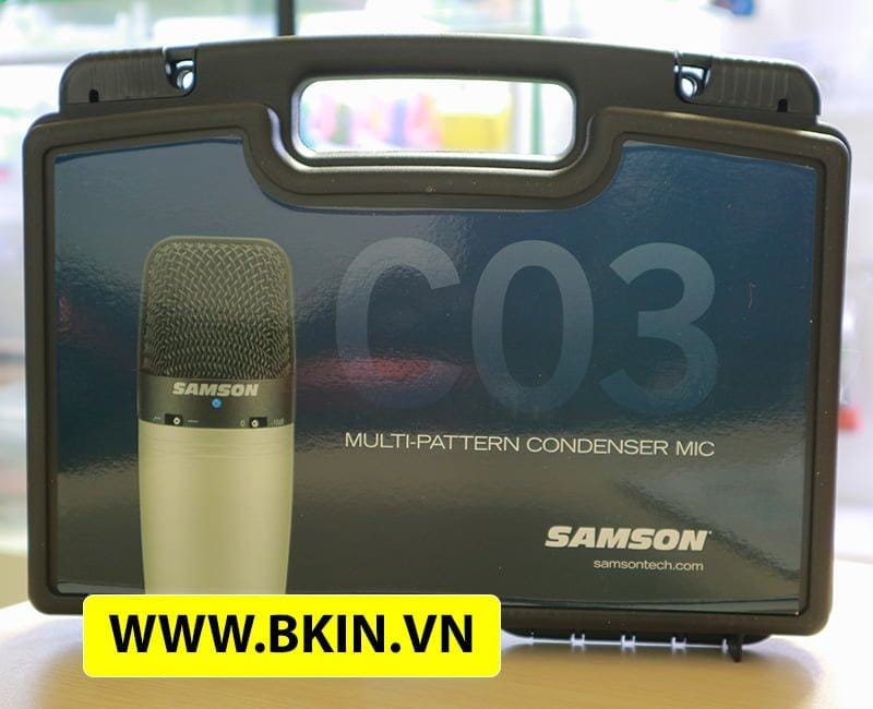 Micro thu âm samson C03 4 micro samson c03 hop dung micro