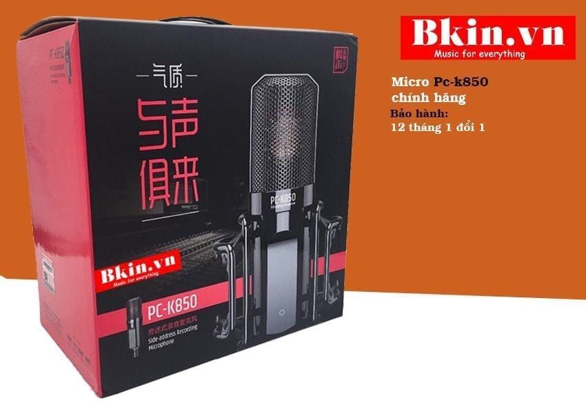 Micro Takstar PC-K850 thu âm live stream chính hãng