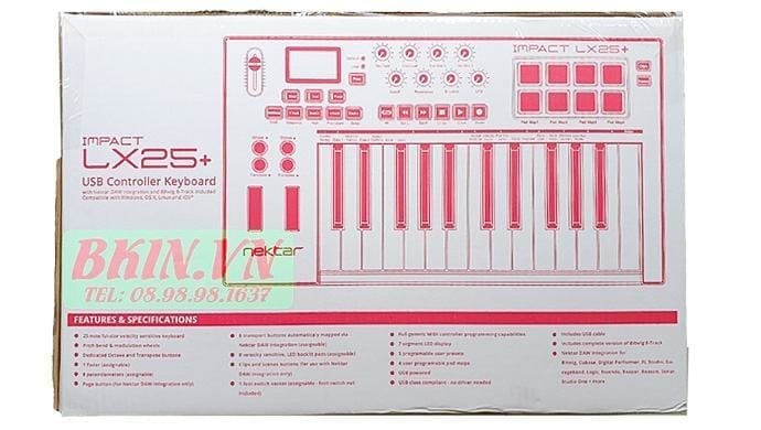 Nektar Impact LX25+ Keyboard Controller 2 netak lx25 inpact new