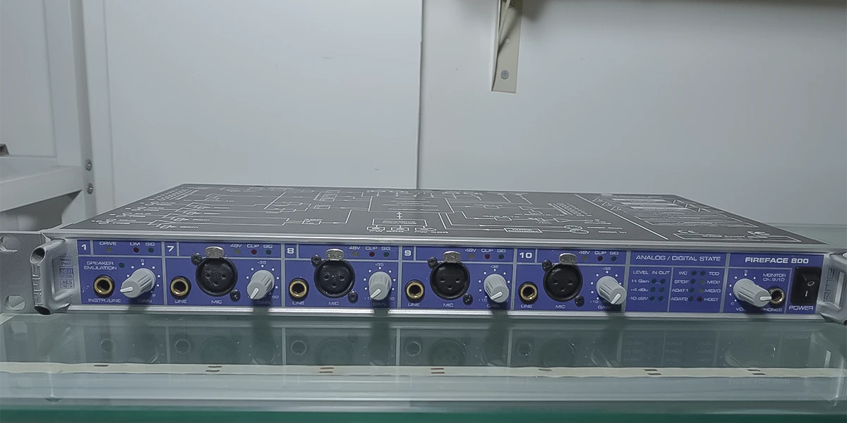 Sound card thu âm RME Fireface 800 Firewire 3 rme fireface 800 chinh hang