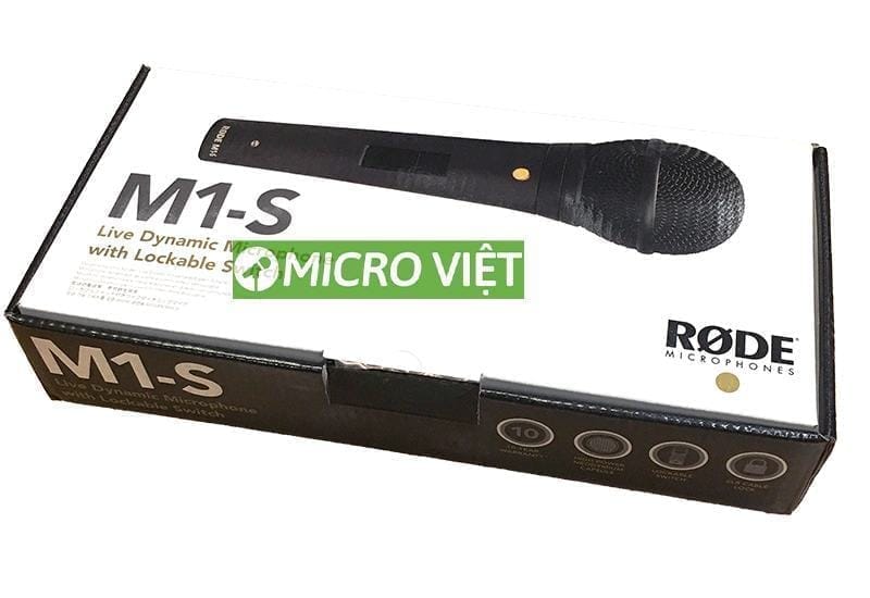 Micro Rode M1-S thu âm hát karaoke chính hãng 1 Micro Rode M1-S thu âm hát karaoke chính hãng