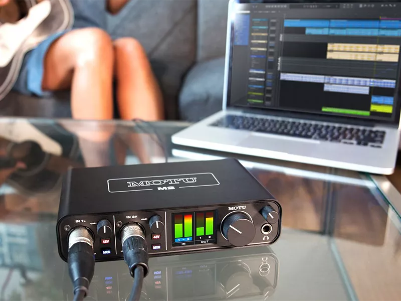 sound card motu m2 ket noinoi