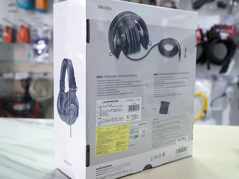 Tai nghe kiểm âm Audio technica ATH-M30X 2 tai nghe kiem am