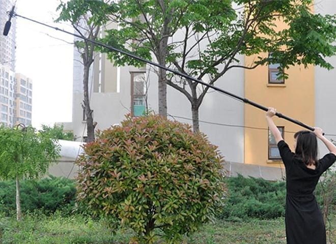 Tay cầm boom micro dài lên tới 3 mét