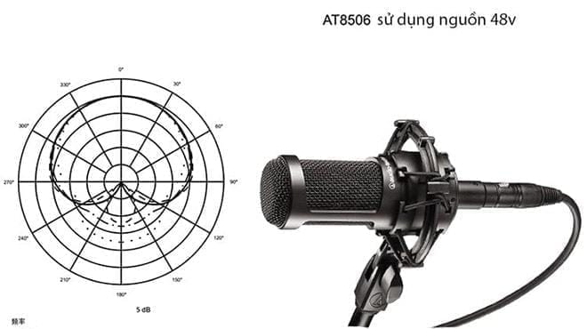 Micro thu âm Audio Technica AT2035 Chính Hãng 4 technica at2035 4 min