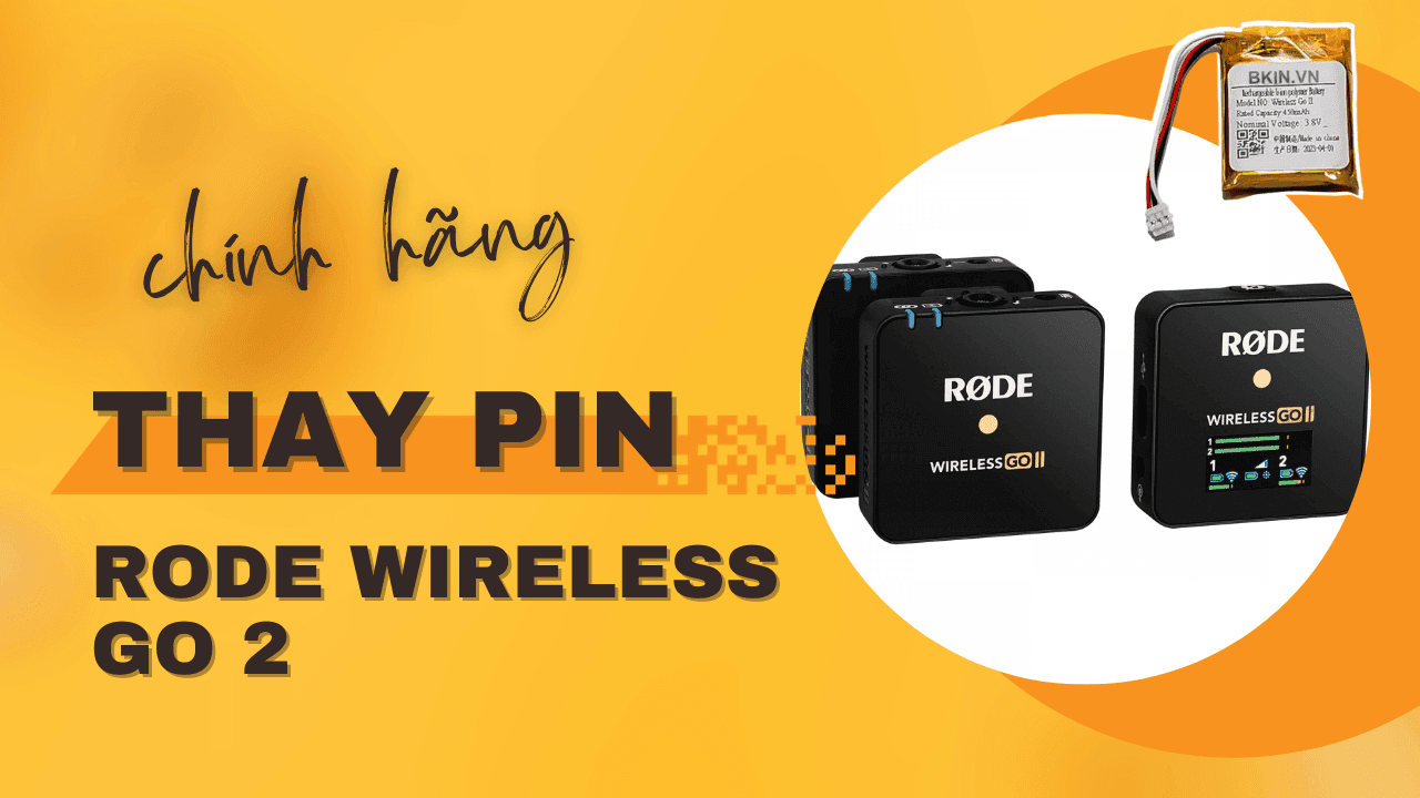 Thay Pin Micro Rode Wireless Go 2 2 thay pin Rode Wireless Go 2