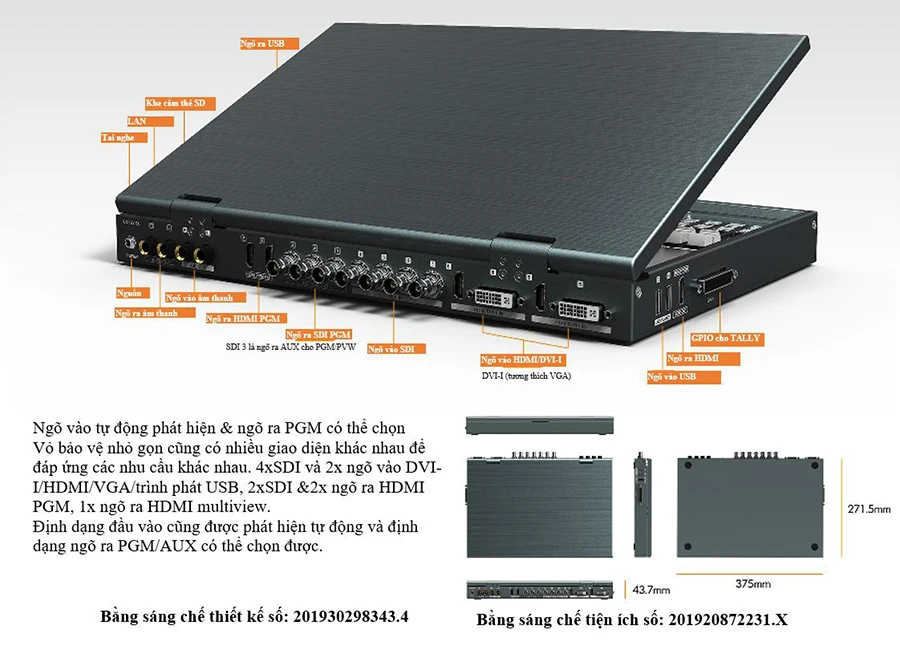 thong so ky thuat AVMatrix PVS0615U