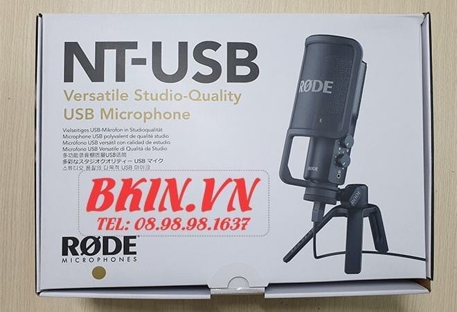 Microphone thu âm Rode NT-USB 4 thung dung rode nt usb