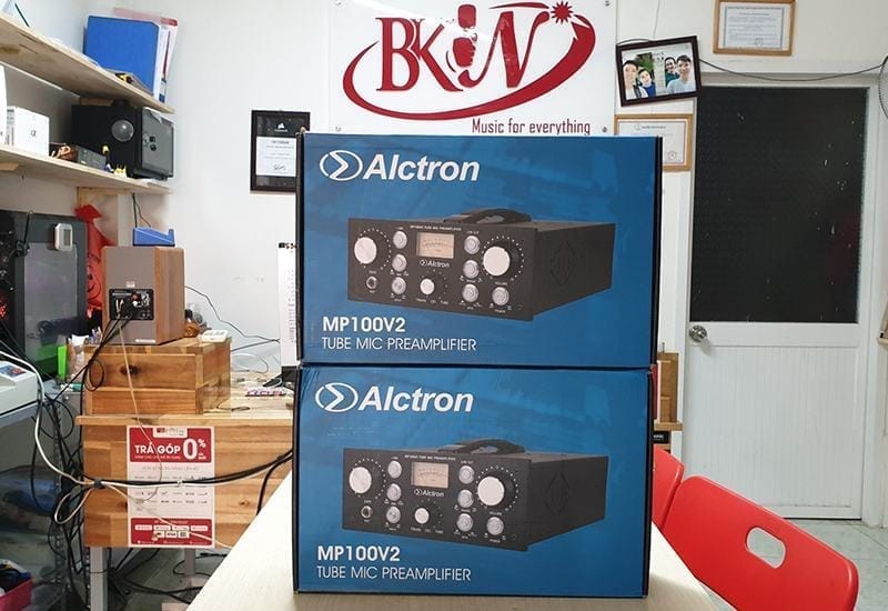 Tube mic Preamp Alctron MP100v2 chính hãng mới 1 tube mic preamp alctron mp100v2 hang