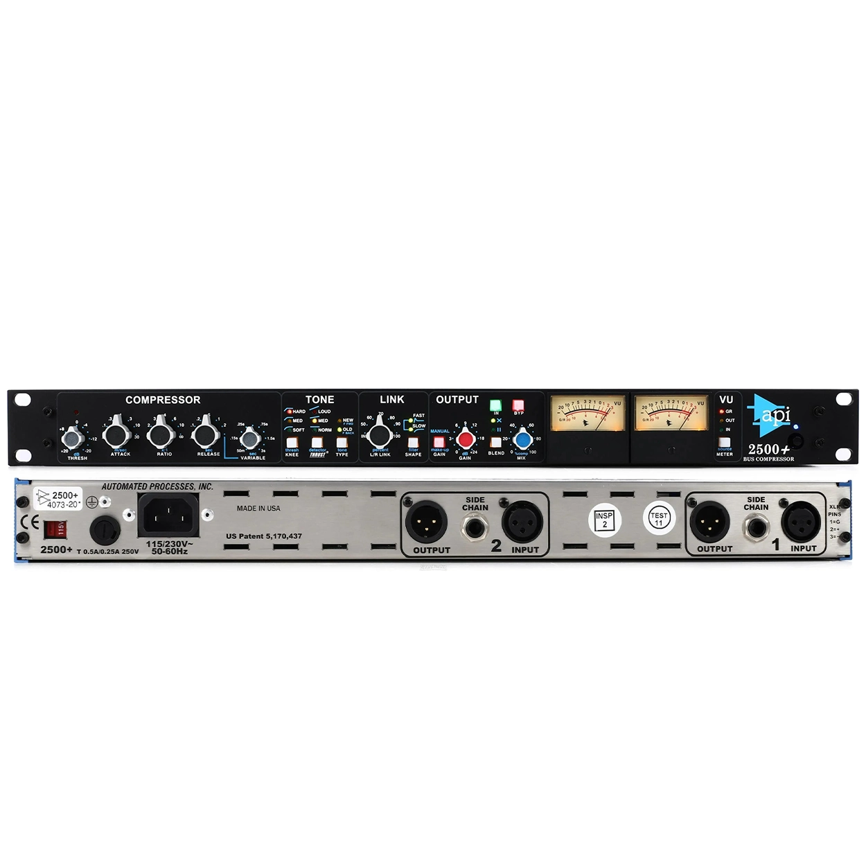 API 2500+ Stereo Bus Compressor – Compressor Mix Bus Chuyên Nghiệp
