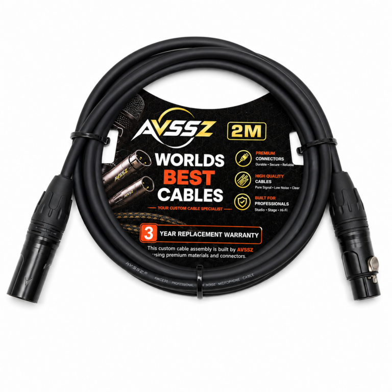 day micro canon xlr avssz cao cap chuan balanced chong nhieu