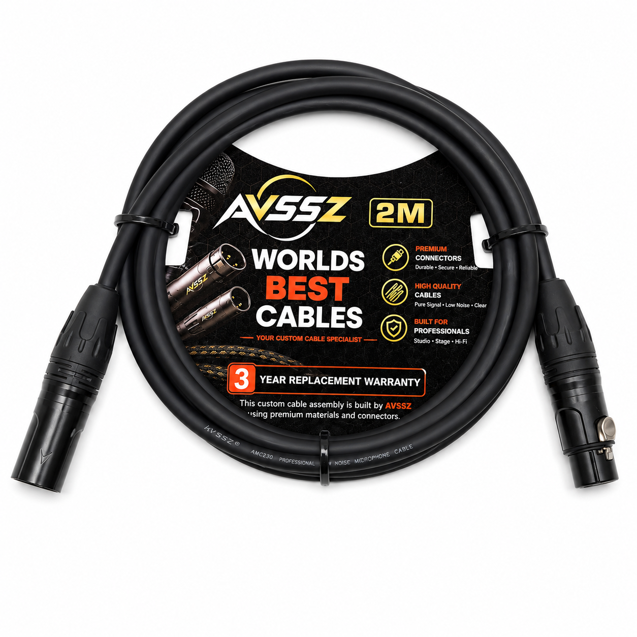 day micro canon xlr avssz cao cap chuan balanced chong nhieu