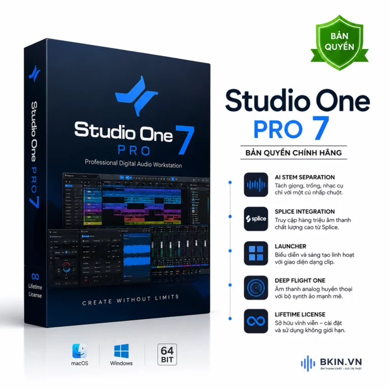phan mem studio one 7 ban quyen