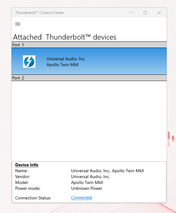 apollo mkii voi card thunderbol