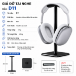 Giá treo tai nghe để bàn cao cấp Thu Âm Livestream - Ảnh 2