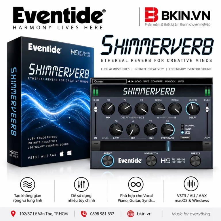 ShimmerVerb plugin ban quyen