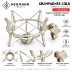 Shock Mount Chống Rung Cho Neumann TLM 103 / TLM 193 / TLM 127 / TLM 170 / MK4 – Black & Gold
