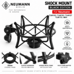 Shock Mount Chống Rung Cho Neumann TLM 103 / TLM 193 / TLM 127 / TLM 170 / MK4 – Black & Gold - Ảnh 2