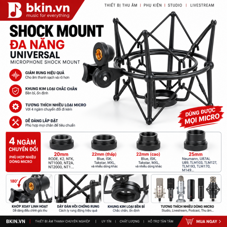 shock mount neumann u87ai tlm 103 rode nt1 nt2 a da nang den