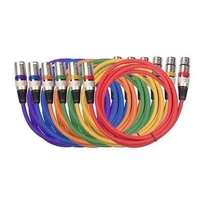Dây micro thu âm canon XLR 7 màu